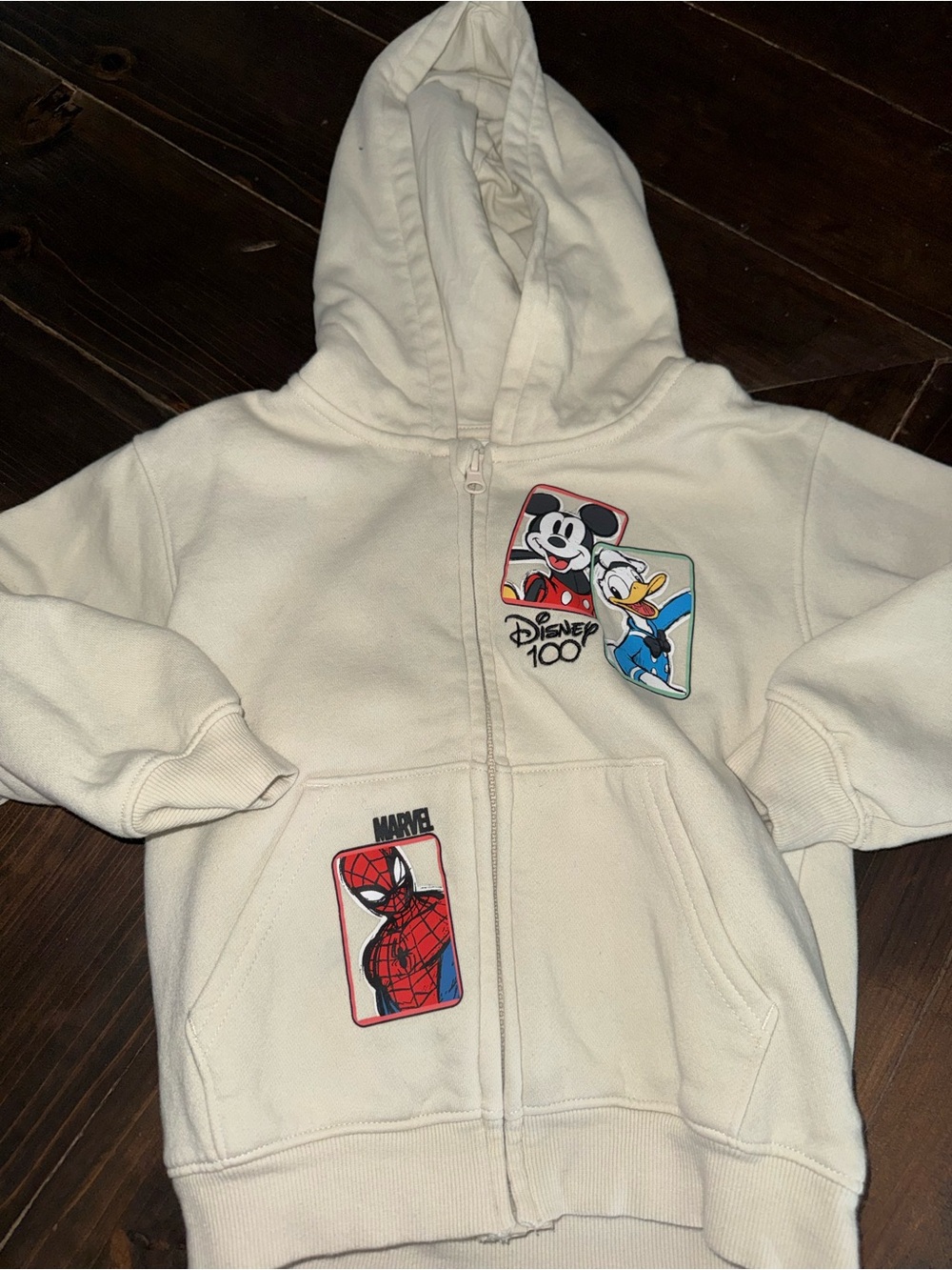 H&M Disney 100 Years Zip Hoodie Size 5T/6